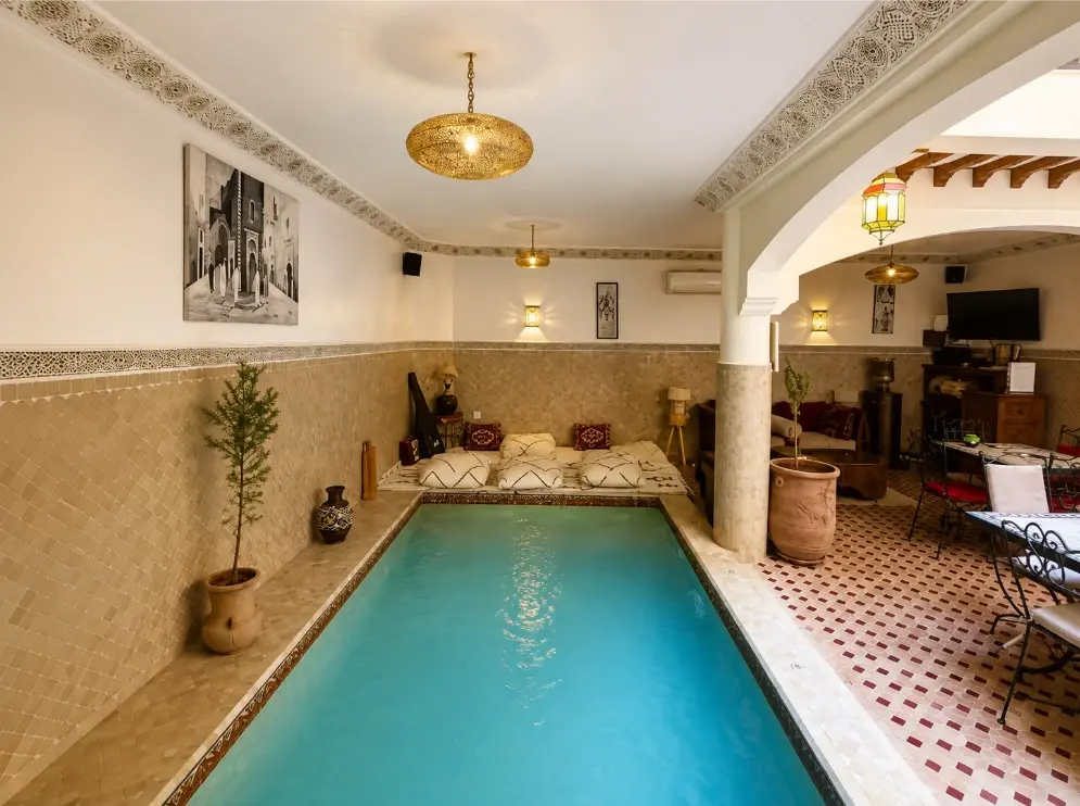 Riad — Riad d’hôtes titré à 2 min de Jemaa el-Fna, piscine chauffée — photo 2