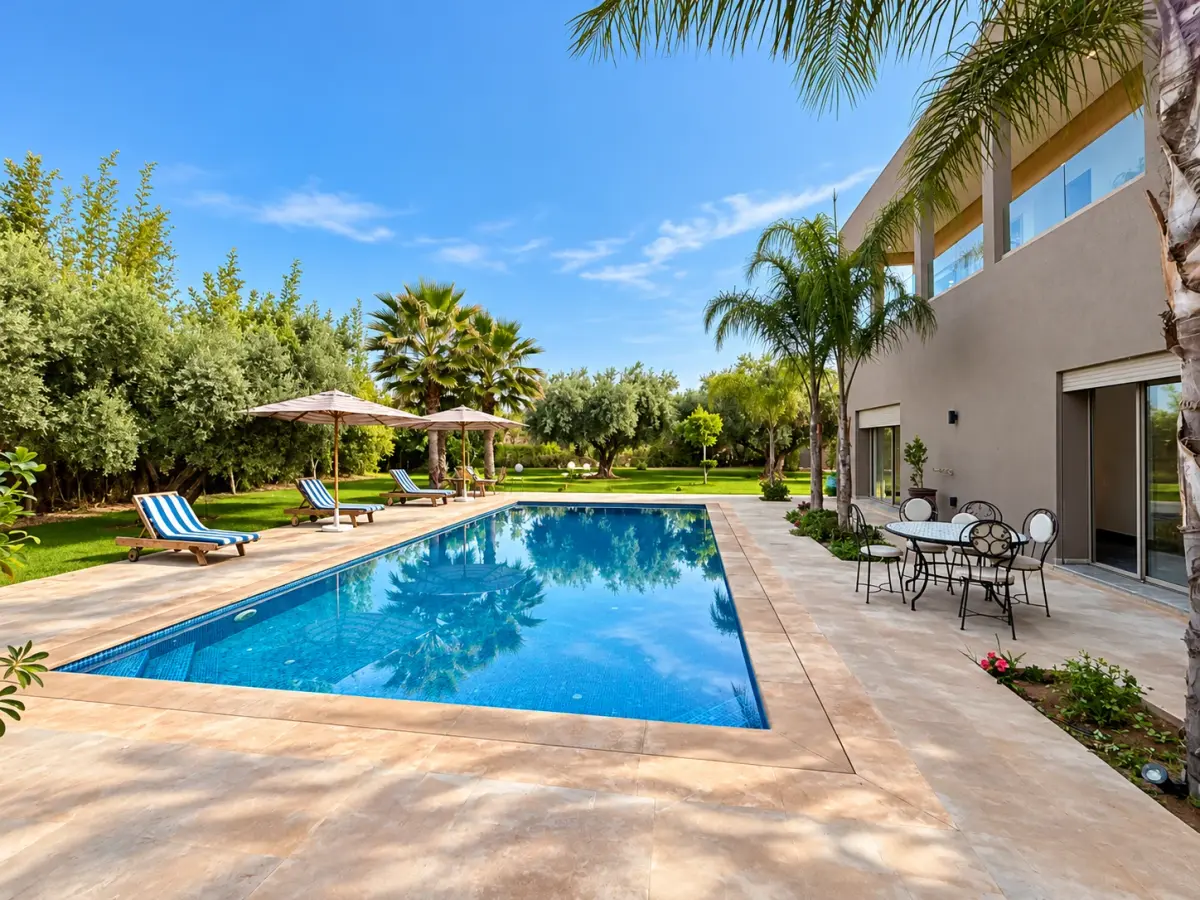 Villa — Villa Bouzar, piscine et jardin d’oliviers sur 2 500 m²